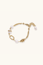 Golden Pearl Link Bracelet - Made Vinci