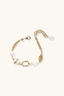Golden Pearl Link Bracelet - Made Vinci
